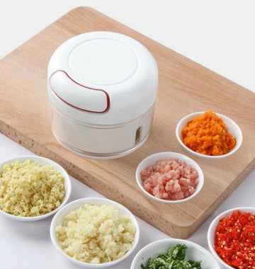 Durable Stainlees Steel Manual Food Chopper - 1 Pc for Effortless Food prep