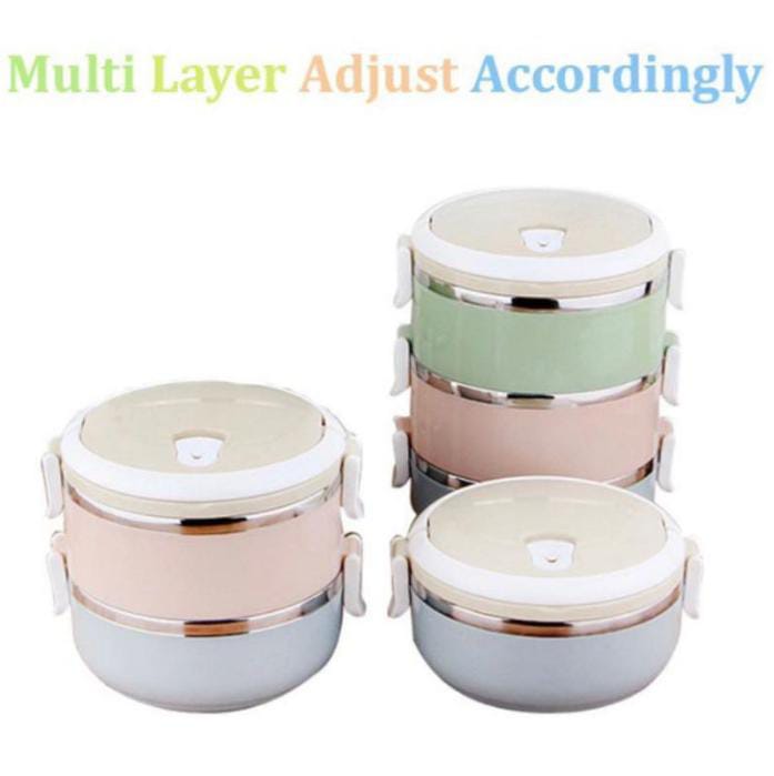3 Tier Plastic Lunch Box